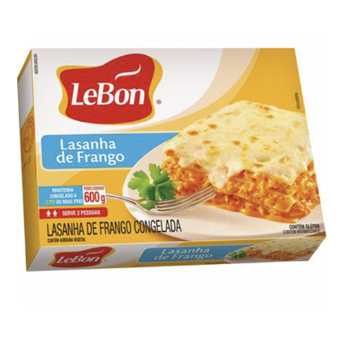 Lasanha Lebon Frango 600 g - 38601