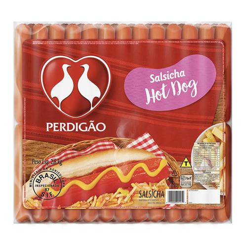 Salsicha 11 cm Perdigão Pct 2,8 kg - 38678