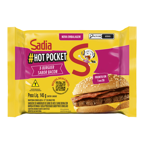 Hot Pocket X Burguer Bacon 145 g - 38781