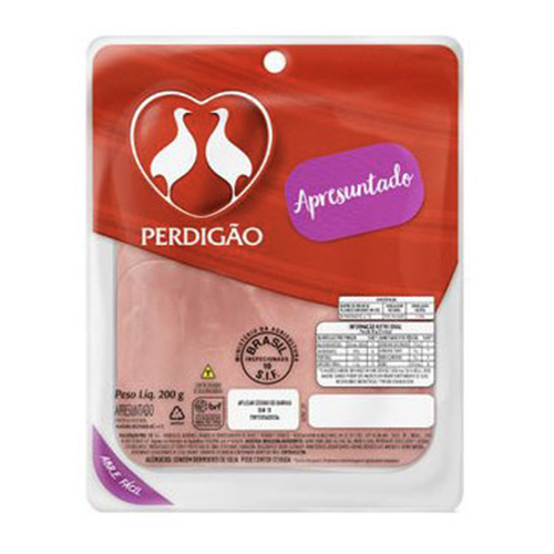 Apresuntado Fatiado Perdigão 200 g - 38818