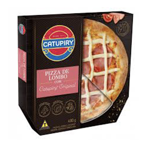 Pizza Sem Borda Congelada Catupiry Lombo 490 g - 39128