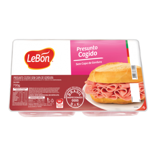 Presunto Fatiado Lebon Sem Gordura 700 g - 39303