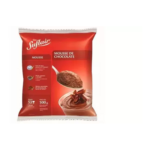 Mousse em Pó Suflair Nestlé Chocolate Preto 500 g - 39325