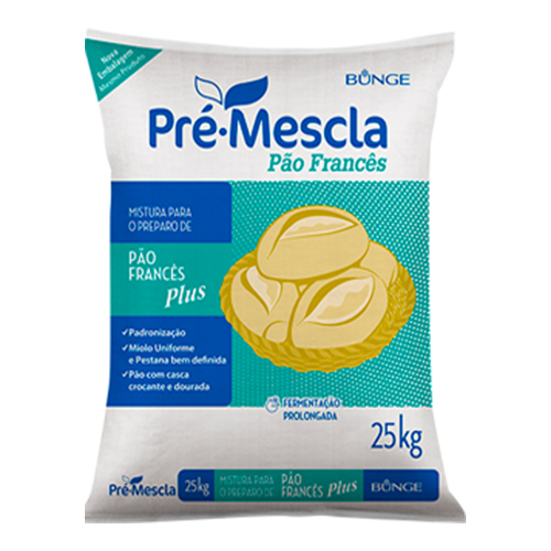 Pré Mistura Pão Francês Pré Mescla Saco Plus 25 kg - 39530