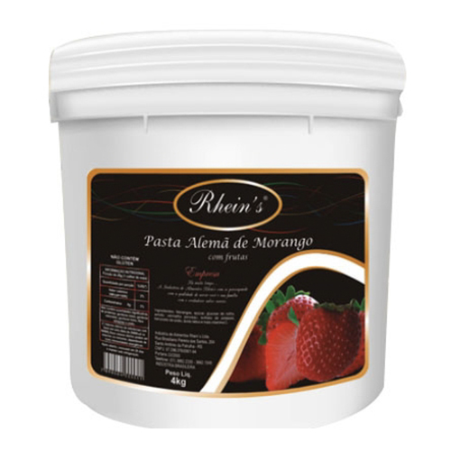 Pasta Alemã Balde Morango 4 kg - 39605