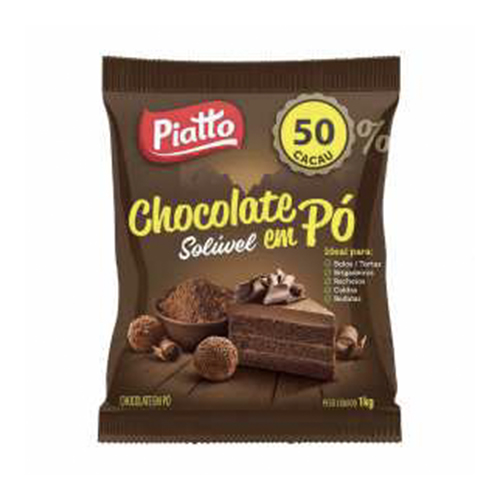 Chocolate em Pó Piatto 50% Cacau 1 kg - 39621