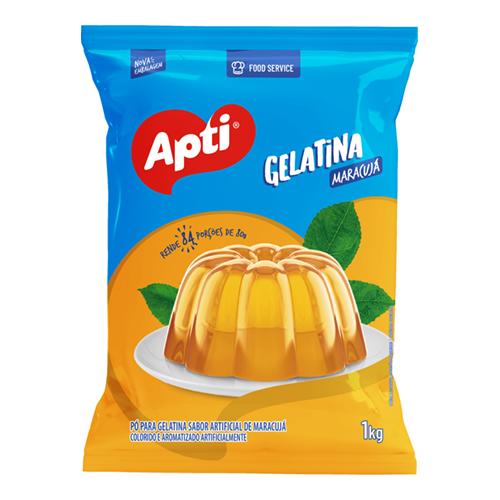 Gelatina em Pó Sachê Piatto Maracujá 1 kg - 39679