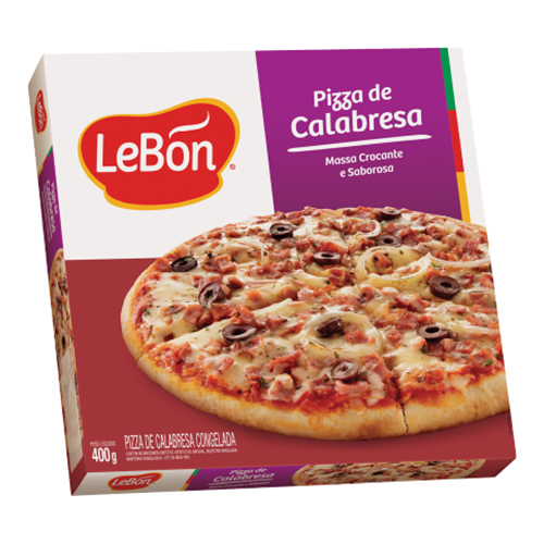 Pizza Lebon Calabresa 400 g - 39693