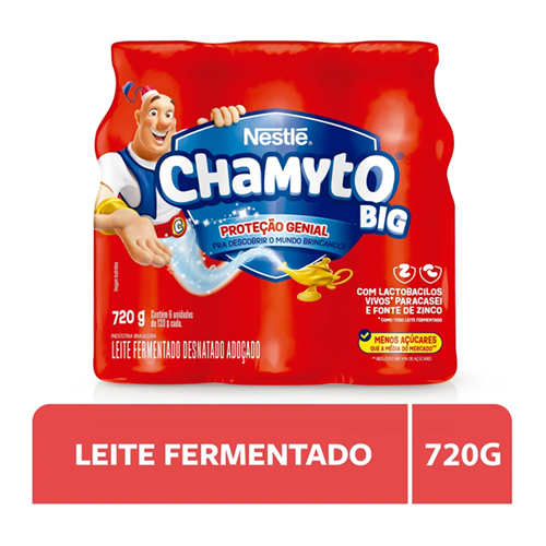 Leite Fermentado Chamyto Nestlé Pack 6 720 g - 39695