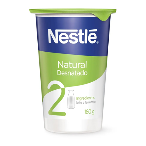 Iogurte Natural Copo Nestlé Desnatado 160 g - 39697