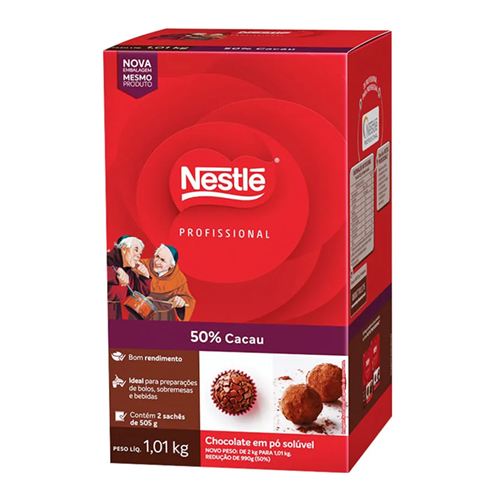 Chocolate em Pó Cacau 50% Nestlé 1 kg - 39709