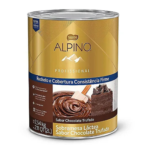 Recheio e Cobertura Lata Moça Alpino 2,54 kg - 39740