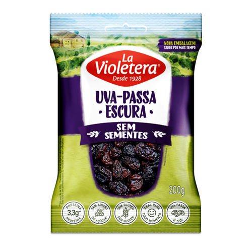 Uva Passa Escura La Violetera Pacote Sem Semente 500 g - 39804