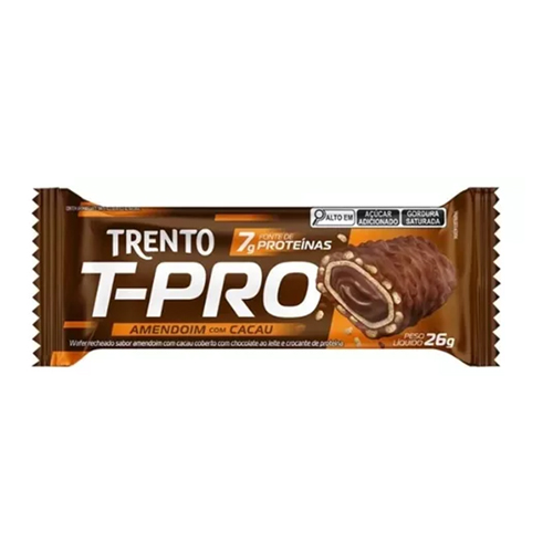 Chocolate Trento T-Pro Amendoim 312 g Dp12 - 39824