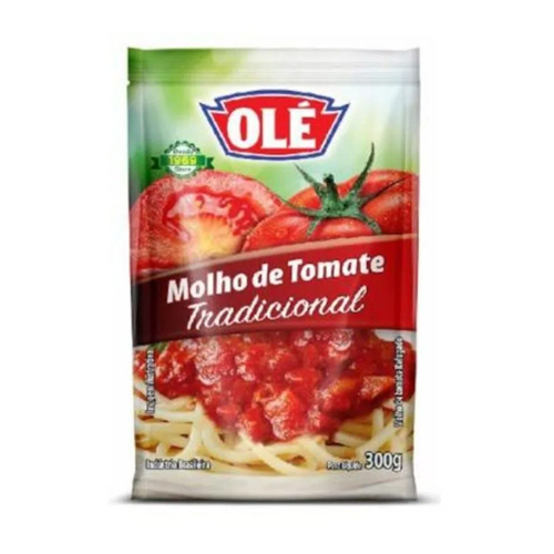 Molho de Tomate Olé Sachê Tradicional 300 g - 39850