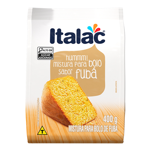 Mistura Bolo Italac Fubá 400 g - 39898