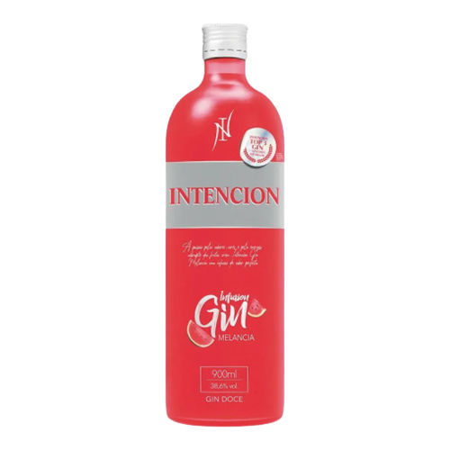 Bebida Gin Intencion Vidro Melancia 900 ml - 38496