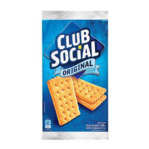 Biscoito Club Social Original 144/141 g - 38500