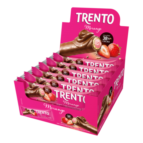 Chocolate Trento Morango 512 g - 38527