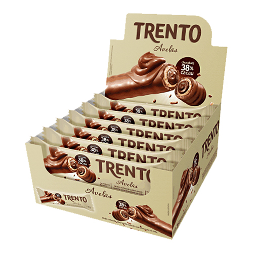 Chocolate Trento Avelã 512 g - 38529