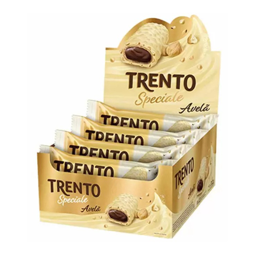 Chocolate Trento Avelã Branco 512 g - 38534