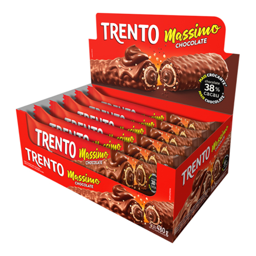 Chocolate Trento Massimo ao Leite 480 g - 38539