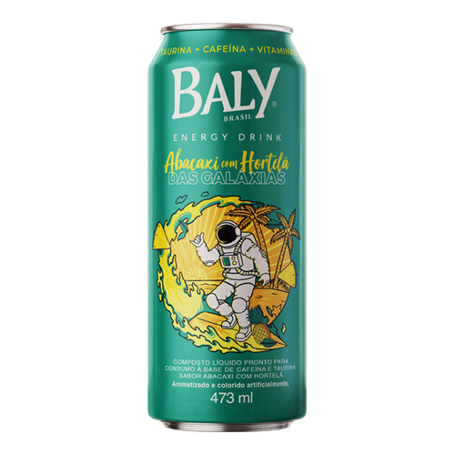 Energético Baly Latão Abacaxi com Hortelã 473 ml - 38575