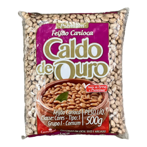 Feijão Caldo de Ouro Carioca 500 g - 38587