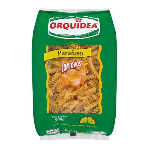 Massa Parafuso com Ovos Orquídea 500 g - 38628