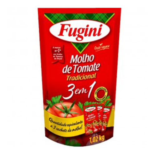 Molho de Tomate Fugini Bag Tradicional 1,020 kg - 38638