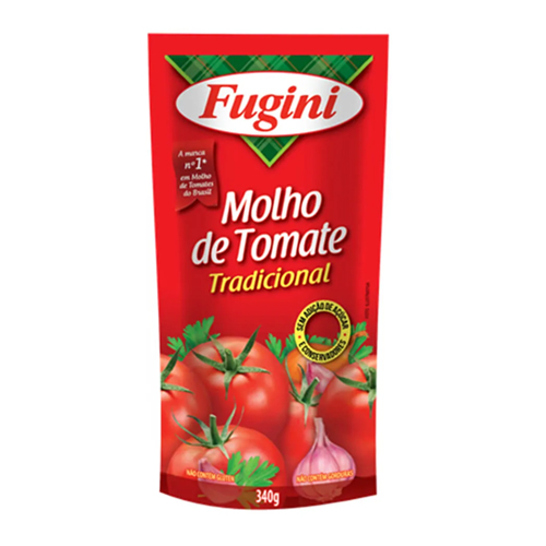 Molho de Tomate Fugini Sachê Tradicional 300 g - 38639