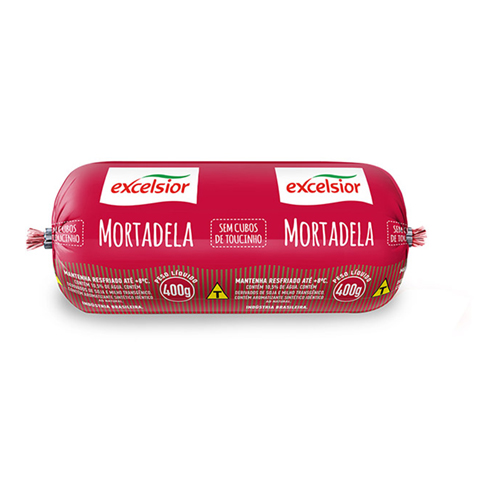 Mortadela Tubo Excelsior sem Gordura 400 g - 40133