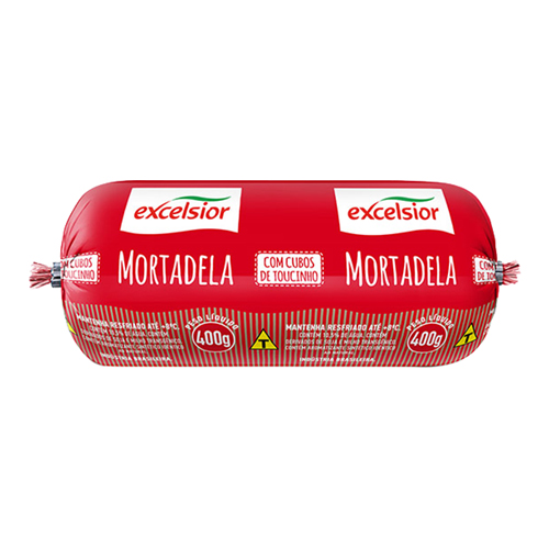 Mortadela Tubo Excelsior com Gordura 400 g - 38646