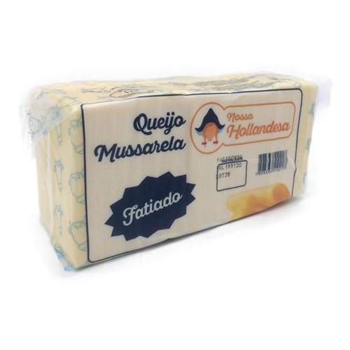 Queijo Fatiado Nossa Holandesa Mussarela +/- 2 kg - 38665