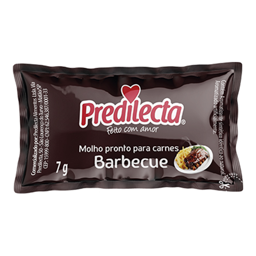 Molho Barbecue Predilecta Sachê 7 g - 38730