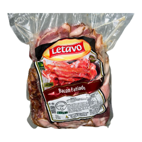 Bacon Fatiado Letavo da Costela 1 kg - 38772