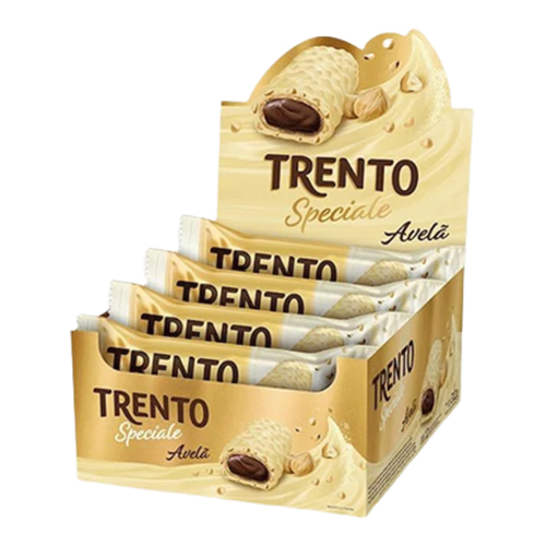 Chocolate Trento Speciale Avelã Branco 312 g Dp12 - 38804