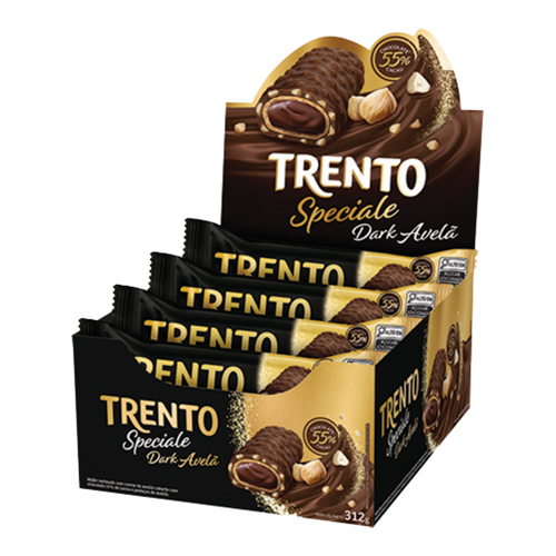 Chocolate Trento Speciale Avelã Dark 312 g Dp12 - 40170