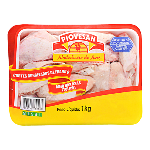 Frango Tulipa Congelada Piovesan Bandeja 1 kg - 38826