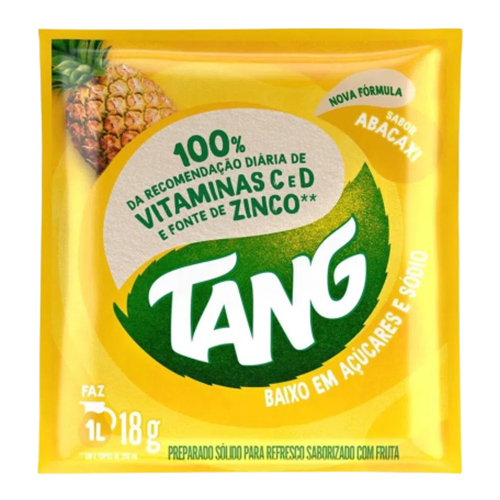 Refresco em Pó Tang Abacaxi 18 g (Dp18Un) - 39970