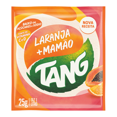 Refresco em Pó Tang Laranja-Mamão 18 g (Dp18Un) - 39971