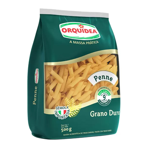 Massa Grano Duro Penne Orquídea 500G - 40242