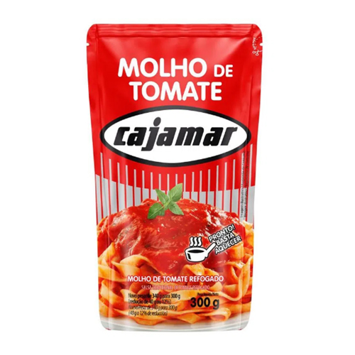 Molho de Tomate Cajamar Sachê Tradicional 300 g - 39042