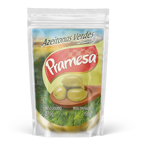 Azeitona Verde Pramesa Doy Pack Inteira 150 g - 39066