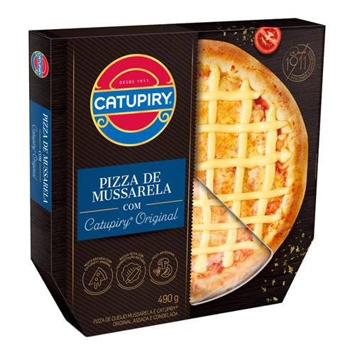 Pizza Sem Borda Congelada Catupiry Mussarela 490 g - 39902