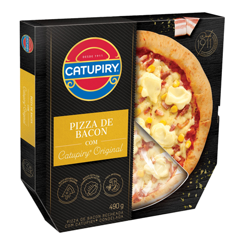 Pizza Sem Borda Congelada Catupiry 490G - 40277