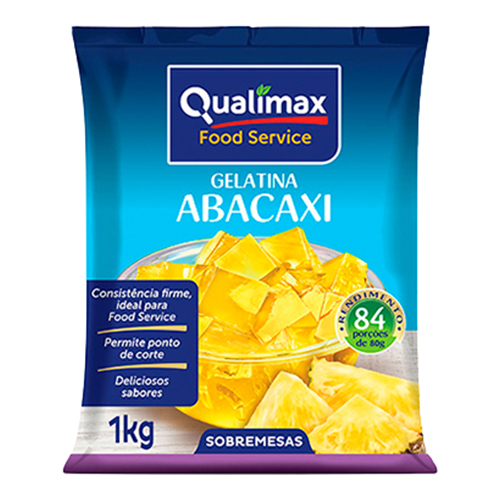 Gelatina Qualimax Abacaxi 1 kg - 39157