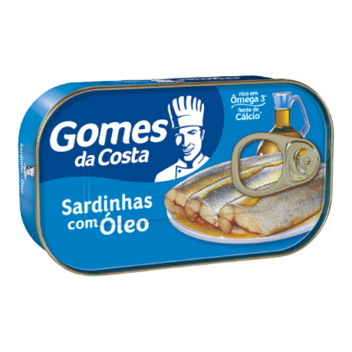 Sardinha Gomes Da Costa em Óleo 125 g - 40001