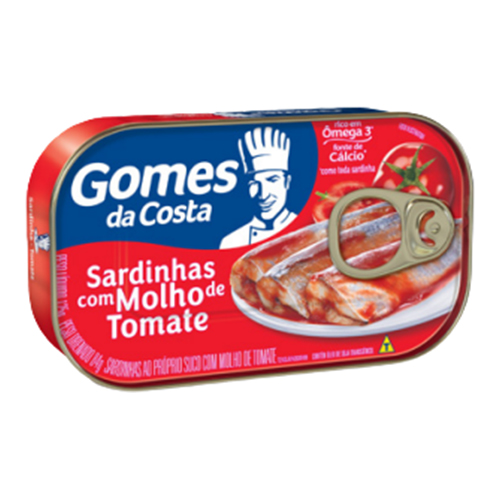 Sardinha Gomes da Costa em Molho de Tomate 125 g - 39172