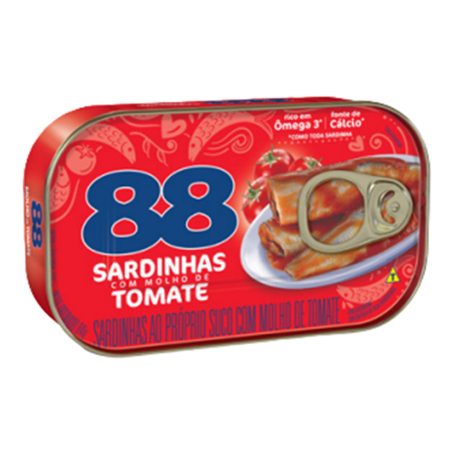 Sardinha em Molho de Tomate 88 125 g - 40002